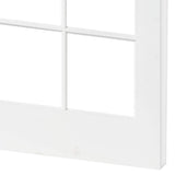 Krosswood Doors 30 in. x 80 in. 10-Lite Solid Hybrid Core MDF Primed Interior Door Slab