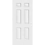 Masonite 30 in. x 80 in. Premium 6-Panel Primed Steel Front Door Slab