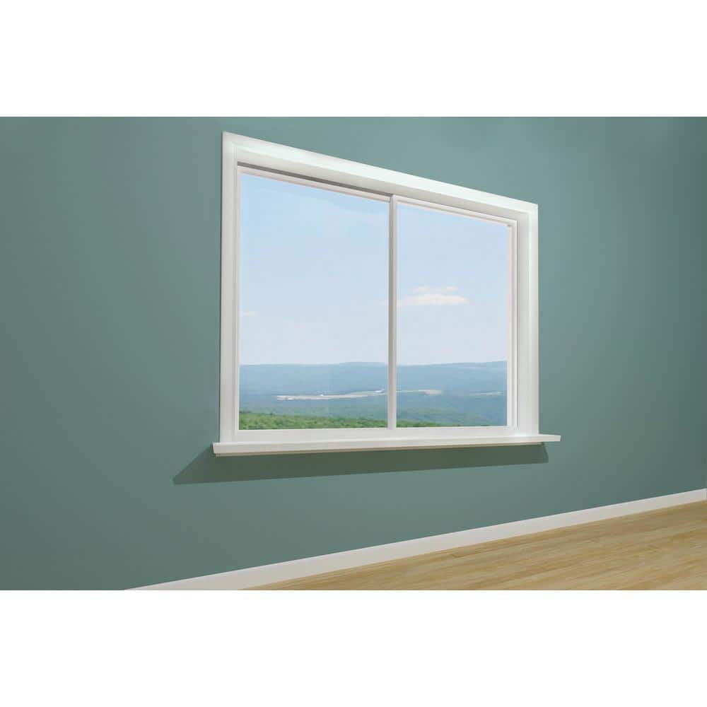 Alexandria Moulding 1-1/4 in. D x 7-1/4 in. W x 84 in. x L Pine Wood Finger-Joint Window Stool Moulding Pack (2-Pack)