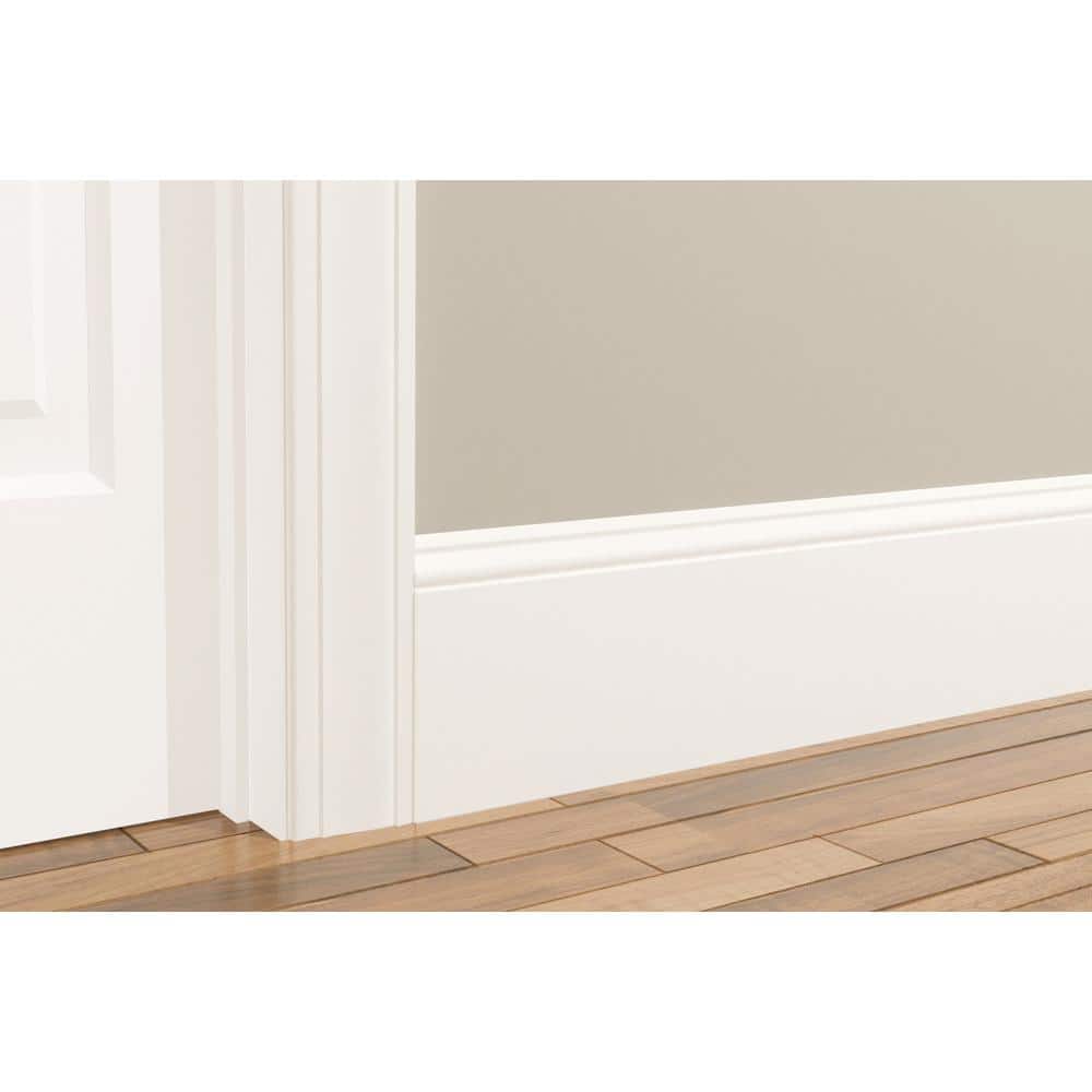 Alexandria Moulding LWM 444 5/8 in. x 3-1/4 in. Primed Fiberboard Casing Molding