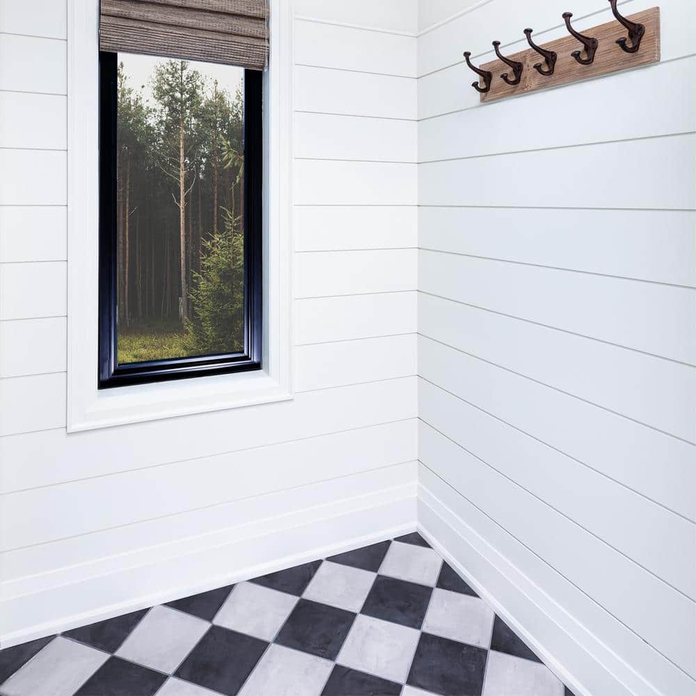Alexandria Moulding 3/8 in. D x 1-1/4 in. W x 84 in. L MDF Primed Wood Stop Moulding Pack (10-Pack)