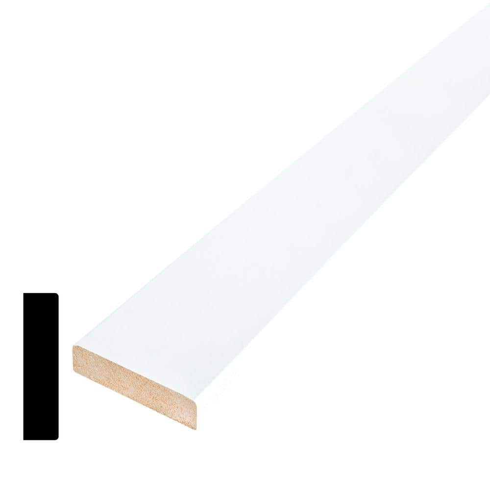 Alexandria Moulding 9/16 in. x 2-1/4 in. x 84 in. Primed MDF Casing Molding Pack (6 pack)