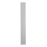 American Pro Decor 1-1/8 in. x 9-7/8 in. x 78-3/4 in. Fluted Polyurethane Pilaster Moulding Pro Pack (2-Pieces x 78.75 in.)