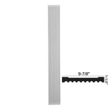 American Pro Decor 1-1/8 in. x 9-7/8 in. x 78-3/4 in. Fluted Polyurethane Pilaster Moulding Pro Pack (2-Pieces x 78.75 in.)