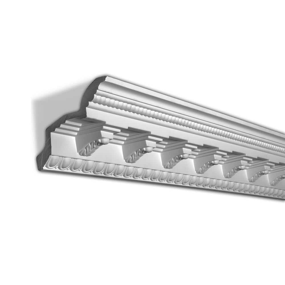 American Pro Decor 5-7/8 in. x 4-15/16 in. x 94-1/2 in. Decorative Polyurethane Crown Moulding Pro Pack 15-1/2 LF (2-Pack)