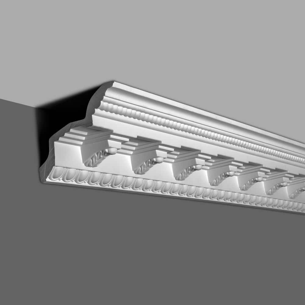 American Pro Decor 5-7/8 in. x 4-15/16 in. x 94-1/2 in. Decorative Polyurethane Crown Moulding Pro Pack 15-1/2 LF (2-Pack)