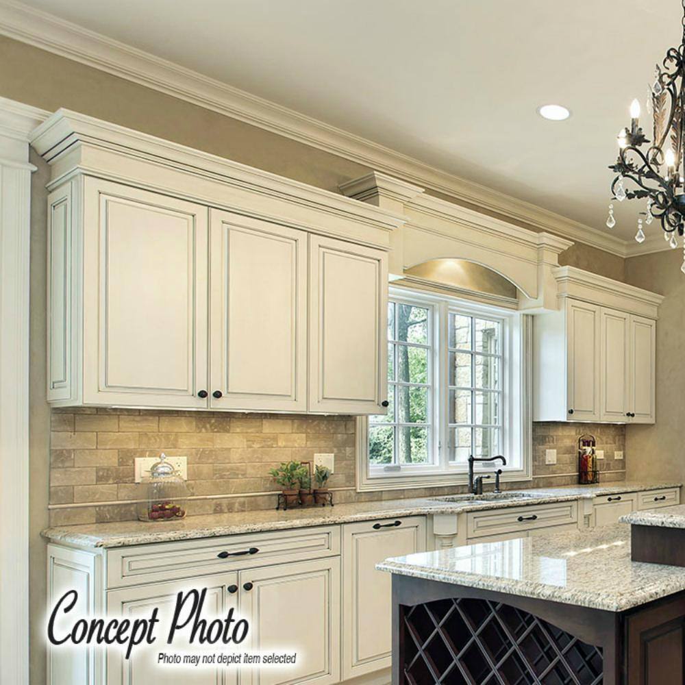 American Pro Decor 2-9/16 in. x 3-1/2 in. x 96 in. Plain Polyurethane Crown Moulding 16 LF (2-Pack)