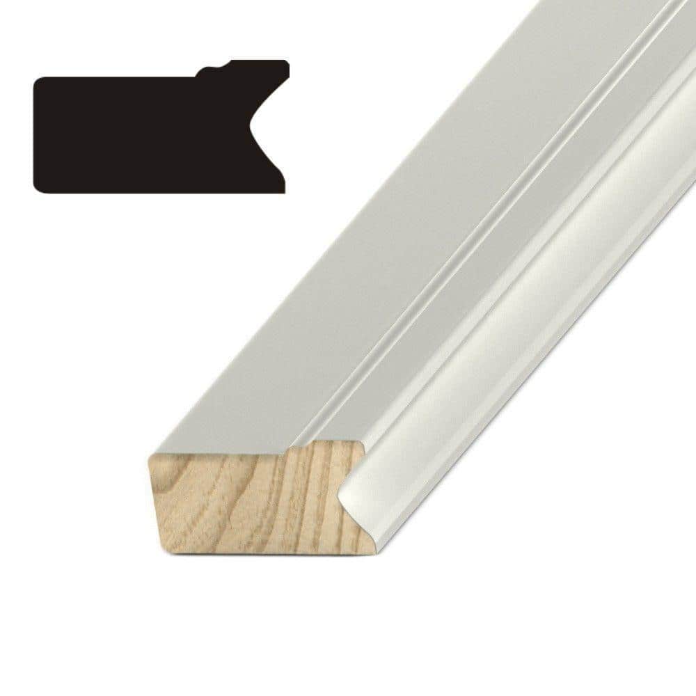 Builders Choice OP 618 13/16 in. x 1-1/2 in. Treated Primed Finger-Jointed Pine Stucco Molding
