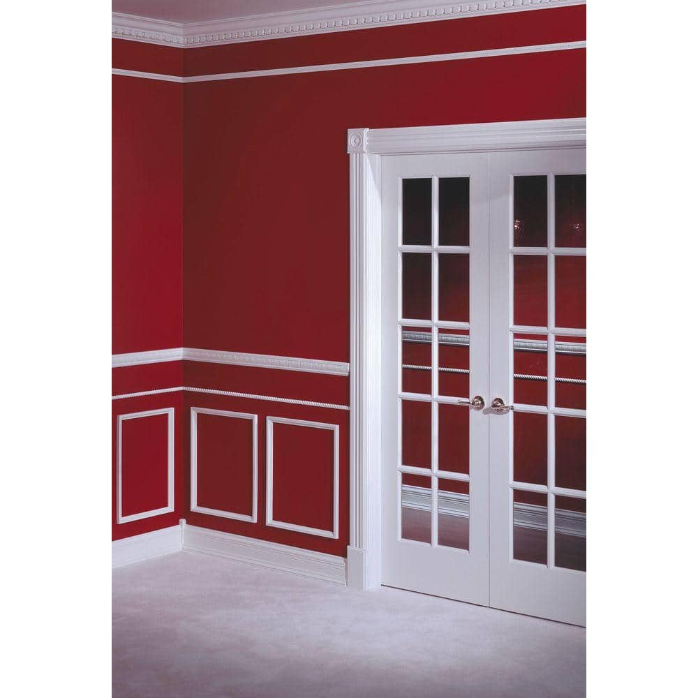 HOUSE OF FARA 3/4 in. x 4-1/4 in. x 8 ft. MDF Fluted Casing Moulding
