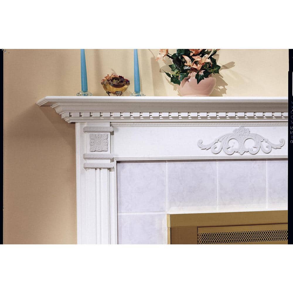HOUSE OF FARA 3/4 in. x 4-1/4 in. x 8 ft. MDF Fluted Casing Moulding