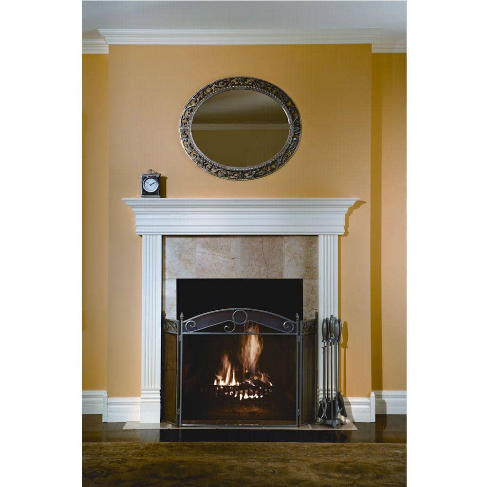 HOUSE OF FARA 3/4 in. x 5-1/4 in. x 8 ft. MDF Flute Casing Molding