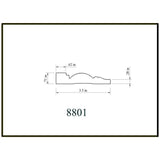HOUSE OF FARA 3/4 in. x 3-1/2 in. x 96 in. MDF Primed Casing Moulding
