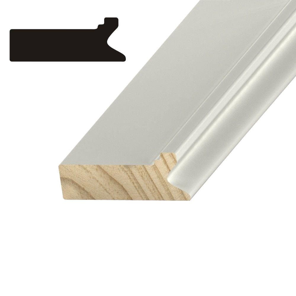 Kelleher 1 in. x 2-1/2 in. Treated Primed Pine Stucco Molding