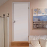Masonite 24 in. x 80 in. Primed White Smooth Flush Hardboard Hollow Core Composite Interior Door Slab