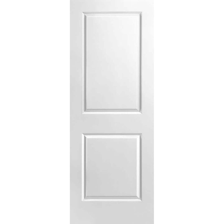 Masonite 30 in. x 80 in. Solidoor Smooth 2-Panel Solid Core Primed Composite Interior Door Slab