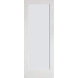 Masonite 30 in. x 80 in. Full-Lite Solid-Core Primed MDF Interior Door Slab with Sandblasted Privacy Glass
