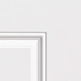 Masonite 36 in. x 80 in. Chatham 3/4 Oval-Lite Left Hand Inswing Primed Steel Prehung Front Exterior Door