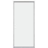 Masonite 36 x 80 in. Premium Flush Right-Hand Inswing Primed Steel Prehung Exterior Door No Brickmold
