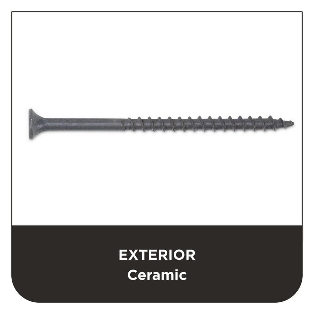 PRO-FIT #9 x 3 in. T25 Star Drive Bugle Head Grey Wood Deck Screws 5 lbs. (360-Count)
