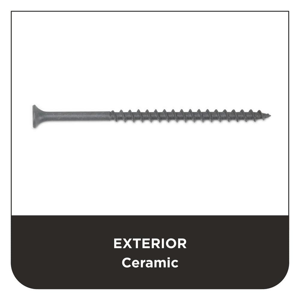PRO-FIT #10 x 3-1/2 in. T25 Star Drive Bugle Head Grey Wood Deck Screws 25 lbs. (1400-Count)