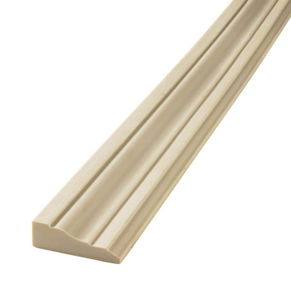 Flex Trim HD 366 5/8 in. x 2-1/4 in. x 96 in. Polyurethane 4/0 Flexible Half-Round Casing