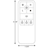 Progress Lighting Universal WiFi Remote Control, Black – P2667-31