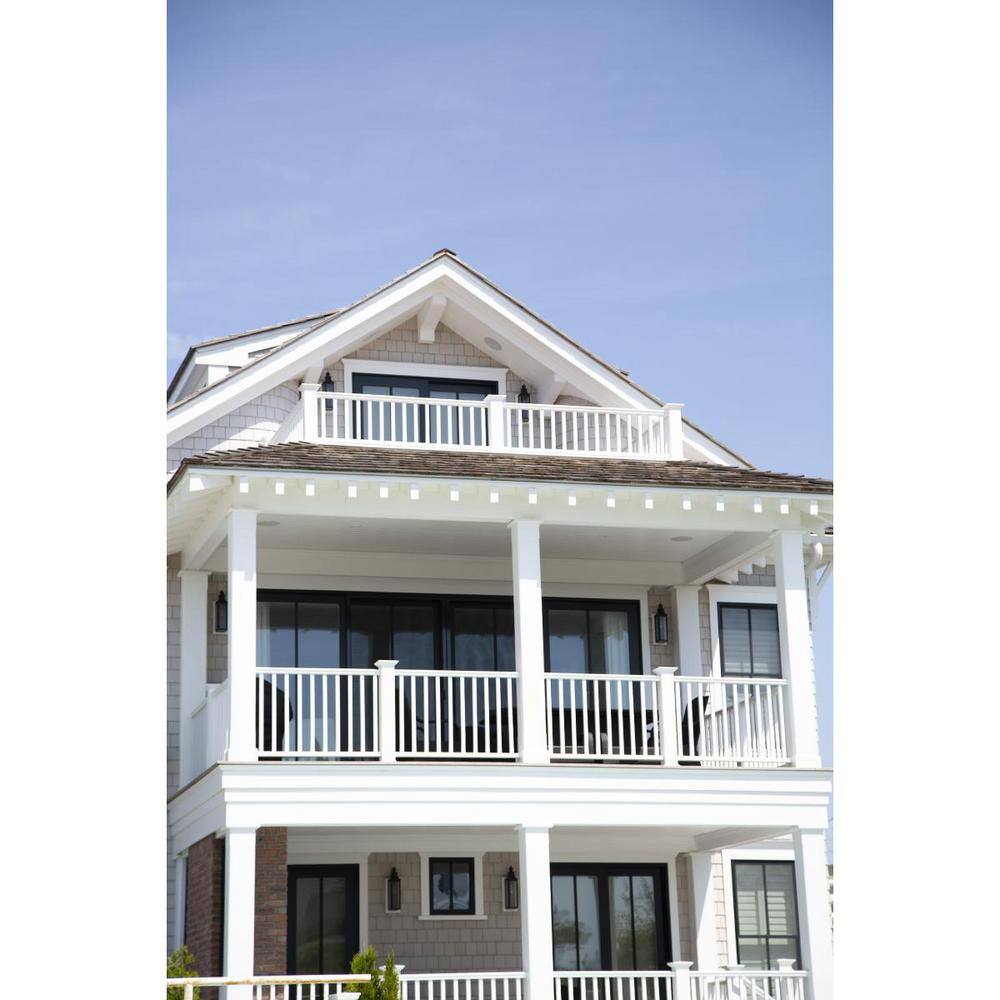 Providence 72 in. x 42 in. PVC 3-Line Level Rail Kit with Reinforcements