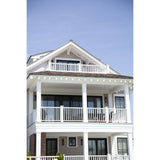 Providence 72 in. x 42 in. PVC 3-Line Level Rail Kit with Reinforcements