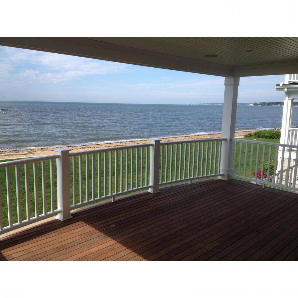 Providence 72 in. x 42 in. PVC 3-Line Level Rail Kit with Reinforcements