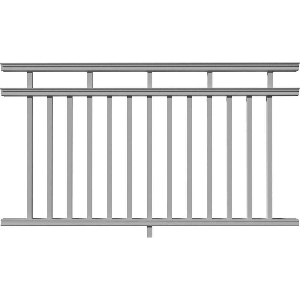 Providence 72 in. x 42 in. PVC 3-Line Level Rail Kit with Reinforcements