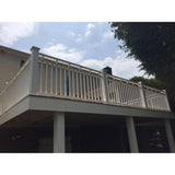 Providence 72 in. x 42 in. PVC 3-Line Level Rail Kit with Reinforcements