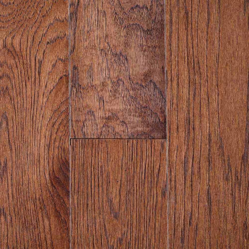 Blue Ridge Hardwood Flooring Provincial Red Oak 3/8 in. T x 3 in. W Tongue and Groove Wire Brushed Engineered Hardwood Flooring (25.5 sq. ft./Case)