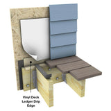 ProWood 25 ft. Roll Vinyl Deck Ledger Drip Edge (6-Pack)