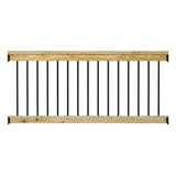 ProWood Pressure-Treated 6 ft. Aluminum Southern Yellow Pine Rail Kit