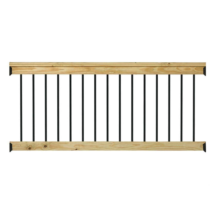 ProWood Pressure-Treated 6 ft. Aluminum Southern Yellow Pine Rail Kit