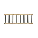 ProWood 8 ft. Aluminum Pressure-Treated Southern Yellow Pine Deck Rail Kit