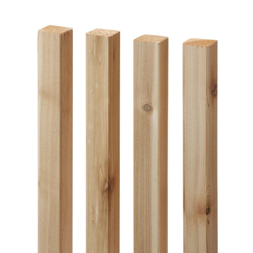ProWood 6 ft. Cedar Moulded Rail Kit with SE Balusters