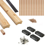 ProWood 6 ft. Cedar Moulded Rail Kit with SE Balusters