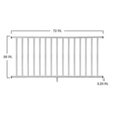 ProWood 6 ft. Cedar Moulded Rail Kit with SE Balusters