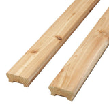ProWood 6 ft. Cedar Moulded Rail Kit with SE Balusters