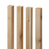 ProWood 6 ft. Cedar Routed Stair Rail Kit with SE Balusters
