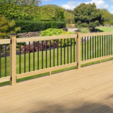 ProWood 6 ft. Southern Yellow Pine Rail Kit with Aluminum Square Balusters