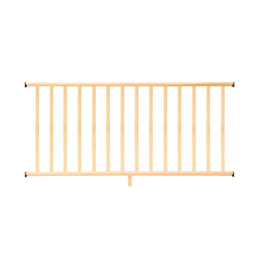 ProWood 6 ft. Southern Yellow Pine Routed Rail Kit with SE Balusters