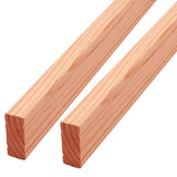 ProWood 6 ft. Cedar-Tone Southern Yellow Pine Rail Kit with Aluminum Square Balusters