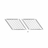 ProWood 21 in. H x 40 in. W Black Powder-Coated Hog Wire Metal Stair Panels Stair Railing Kit