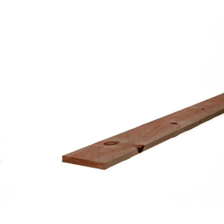 ProWood 1 in. x 6 in. x 4 ft. Whitewood Brown Stain Above Ground Pressure-Treated Board