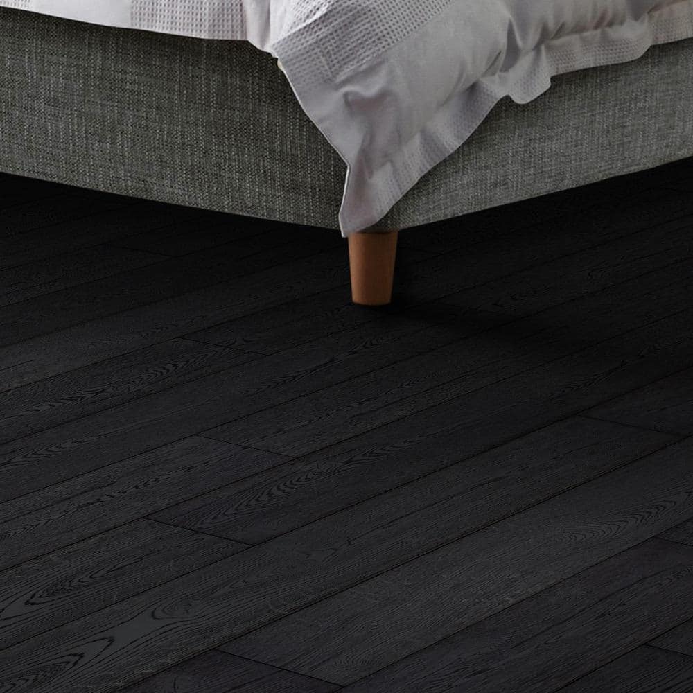 Pergo Outlast+ Pure Black Oak 12 mm T x 7.4 in. W Waterproof Laminate Wood Flooring (19.63 sqft/case)