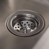Simpli Home Darwin 28-Inch Utility Sink & Cabinet in White with Stainless Steel Sink