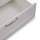 Simpli Home Reed All-in-One 28 in. Utility Laundry Sink with Cabinet in Pure White