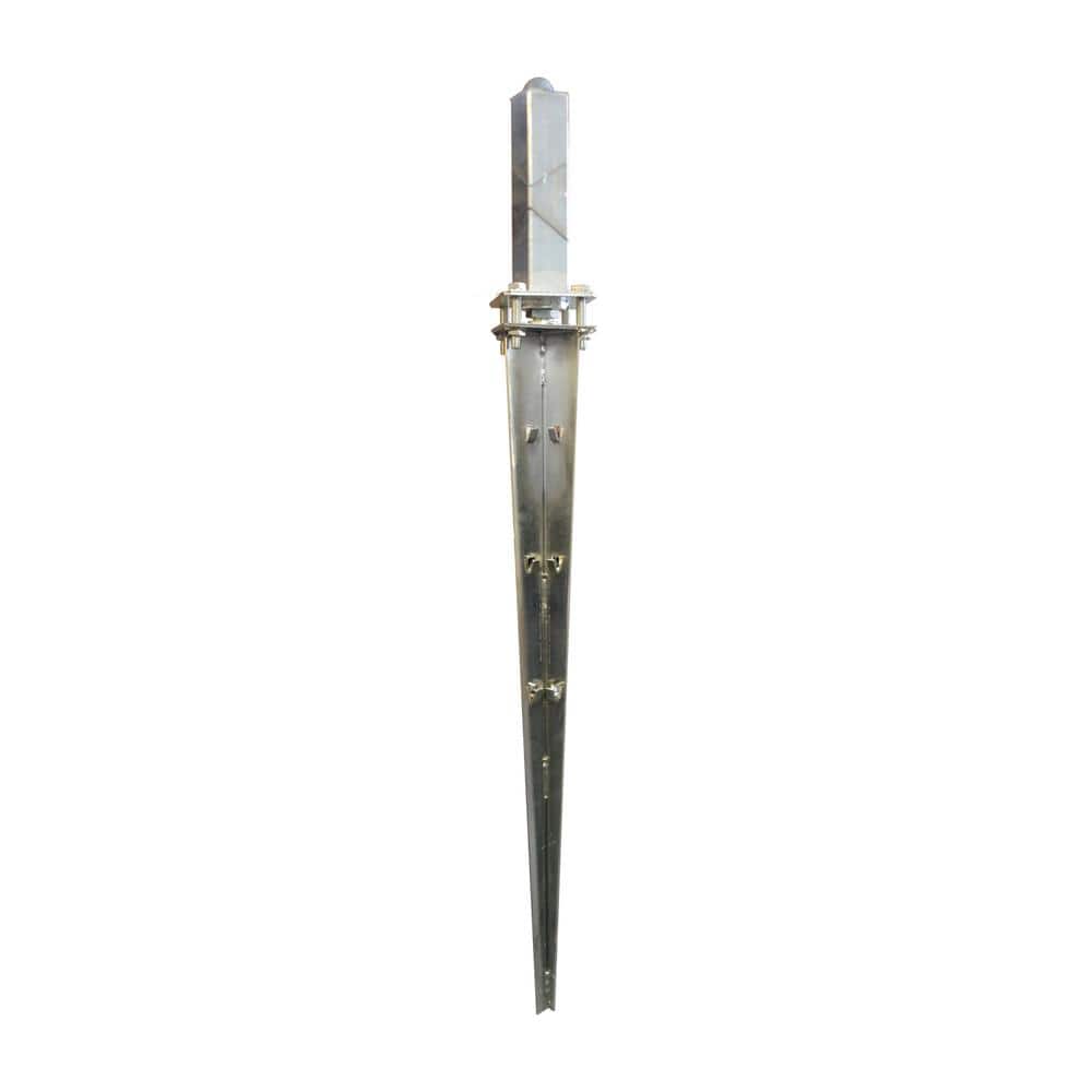 Pylex Spytek 22 Adjustable Ground Spike fits 2 in. x 2 in. Square Post